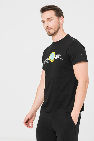 Bluzë casual për meshkuj Bicycle Hand, XL, e zezë