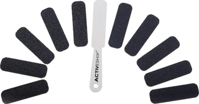 Lëmues kallo për pedikyr Activ, metalik, ergonomik, argjendtë