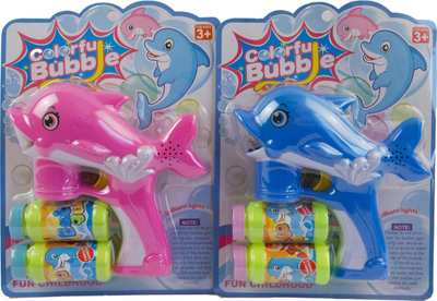 Lodër flluska Little Dolphin Maksik, prodhues flluskash, në formë delfini, shumëngjyrëshe
