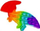 Lodër senzoriale Magic POP Dino, push bubble, antistres, shumëngjyrëshe rainbow
