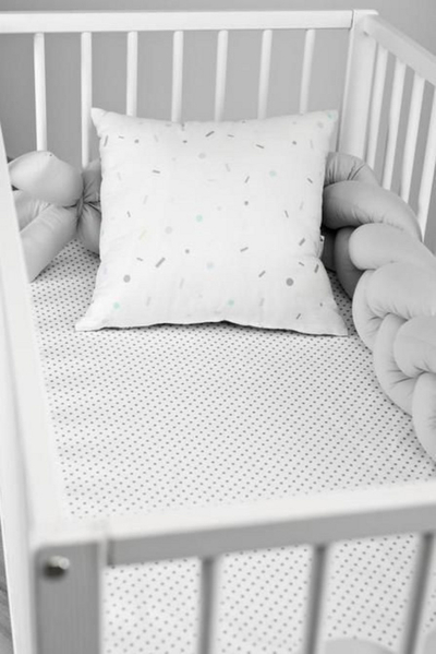 Çarçaf Sensillo Printed Dots 2212/5817, 60X120 cm, i bardhë