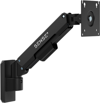 Mbajtës muri për monitor SENSE7 HANG Light WALL, 17"-32", VESA 75x75 100x100, i zi