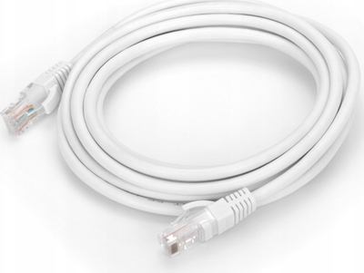 Кабел за мрежа Монтис MT114-1, UTP Cat5e, 1 m, бел