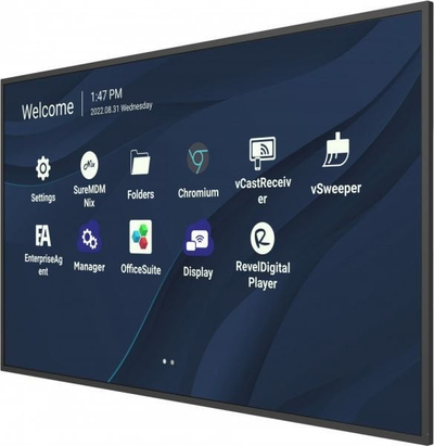 Monitor profesional ViewSonic CDE9830, 98", 4K, i zi