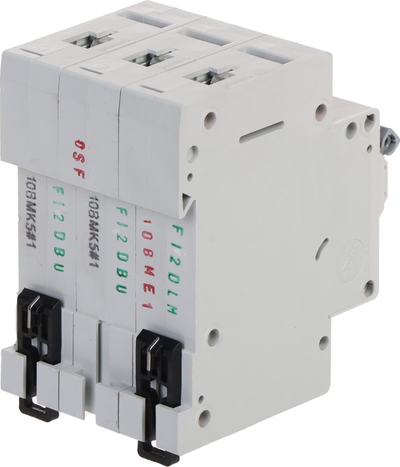 Ndërprerës termik-magnetik Eaton HN-B10/3, trefazor, 10A, tip B