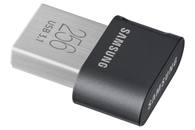 USB Samsung Fit Plus 256GB, USB 3.1 Gen1, e zezë