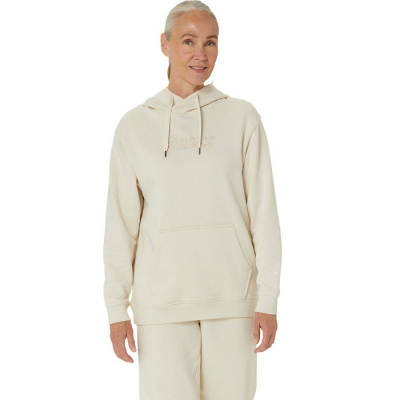 Дуксерка со капуља Asics Logo OTH Hoodie W 2032C845200, за жени, полиестер памук, зелена