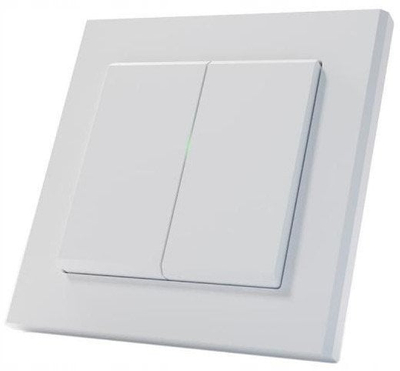 Buton wireless F&amp;F FW-WS04, 2 taste, 4 kanale, i bardhë