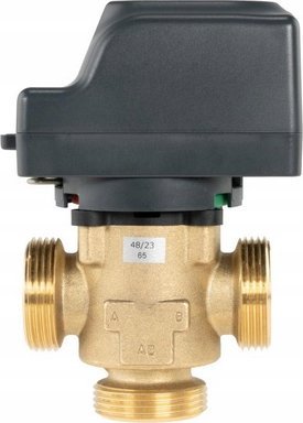 Valvul zonale 3-drejtimore Afriso AZV 844, DN25 G1 1/4", bronzi 3