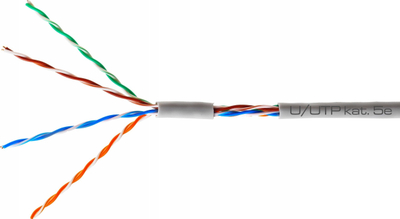 Kabllo interneti Conotech UTP Cat 5e, bakër, 5m, gri