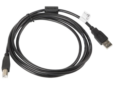 Kabllo Lanberg, USB A / USB B, 1.8 m, e zezë