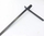 Udhëzues matës DEA XDED7925.75, metallic, 25 cm, i zi