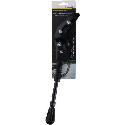 Këmbë mbajtëse biçiklete Dunlop, mbrapa, 24"-28", e zezë
