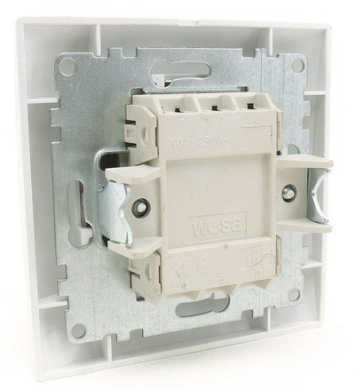 Çelës dritash trefish Wesa LC-17, 10A 230V, i bardhë