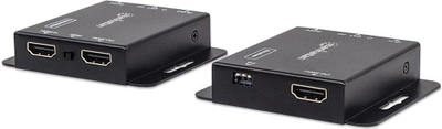 Sistem HDMI me rrjet Manhattan 207461, deri 50m, CAT6 6a 7, i zi