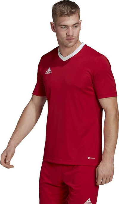 Fanellë futbolli Adidas Entrada 22 JSY Y H61736, për burra, e kuqe