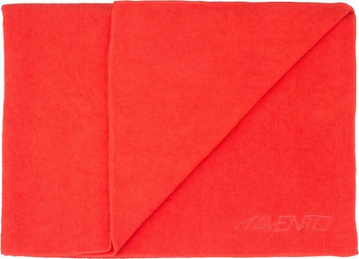 Peshqir sportiv Avento, mikrofiber, 120 x 80 cm, i kuq