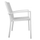 Karrige aluminum BRONCA HM5130.01 54,2x59x83,5 cm, e bardhë