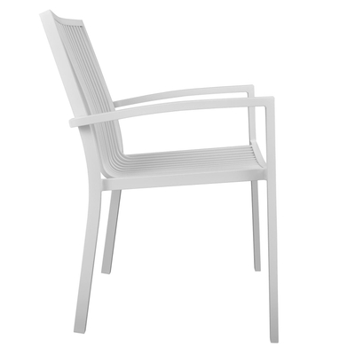 Karrige aluminum BRONCA HM5130.01 54,2x59x83,5 cm, e bardhë
