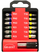 Set bitash Abraboro F280844, 13 copa, magnetik, i kuq