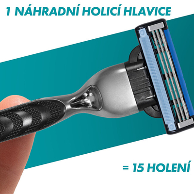 Set për meshkuj Brisk Mach3 + Shkumë qetësuese 200 ml Çantë kozmetike Gillette