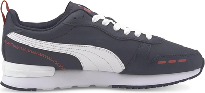 Atlete Puma R78 Trainers, sintetike, me lidhëse, gri të errët me të bardha
