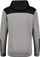 Bluzë me kapuç Select Oxford Hoodie T26-02148, 100% poliester i ricikluar, për burra, gri me të zezë