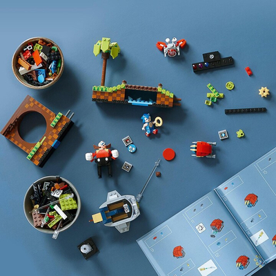 Сет коцки LEGO® 21331 Sonic the Hedgehog™ - Green Hill Zone