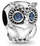 Rruazë për byzylyk Pandora Owl Charm, e argjendtë