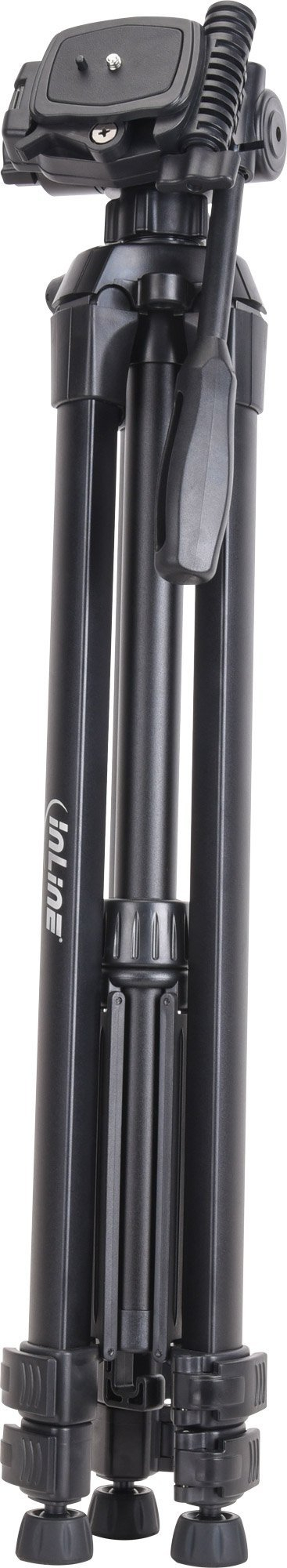 Tripod për kamera InLine, alumin, 65–173 cm, i zi
