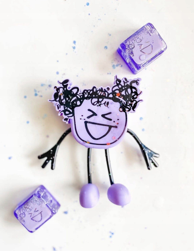 Lodër me dritë Glo Pals Character Pack, personazh me 2 kube drite, lejla