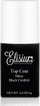 Top coat për thonj Elisium Shiny Top Black Confetti, 9g, me shkëlqim, me copa të zeza