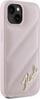 Mbulesë telefoni Karl Lagerfeld KLHCP14SPQDSMGP për iPhone 14, 15, 13 6.1\", hardcase, rozë