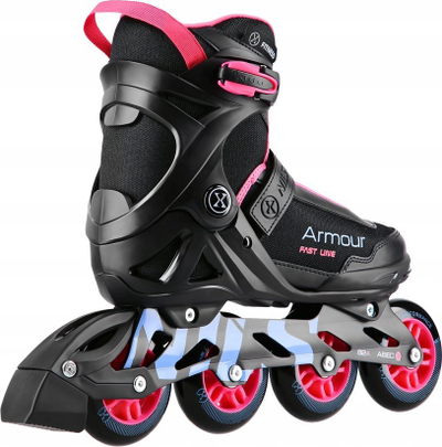Rola inline Nils Extreme Armour NA22151, rrota 90 mm, nr. 42, zi me rozë