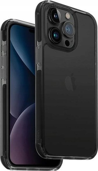 Kapak Uniq Combat për iPhone 15 Pro Max 6.7", i fortë kundra goditjeve, i zi