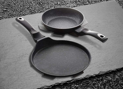 Tigan petullash Berlinger Haus Black Silver, 25 cm, mermer, i zi argjend
