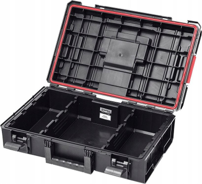 Kuti veglash Qbrick Tool Box One 200 Vario, 15.5L, plastike e fortë, e zezë