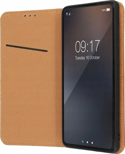 Mbështjellës lëkure Nillkin Smart Pro për Xiaomi Redmi Note 13 Pro 4G, kafe
