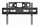 Mbajtëse muri për TV Gembird WM-80ST-03, 37"-80", VESA 600x400 mm, e zezë
