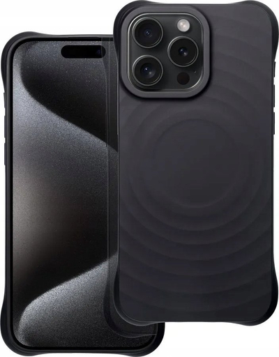 Maskë telefoni Zephyr Mag Cover, silikoni, MagSafe, për iPhone 14 Pro, e zezë