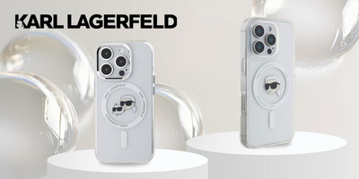 Futrollë Karl Lagerfeld KLHMP16LHLSCHH, për iPhone 16 Pro 6.3", MagSafe, e bardhë
