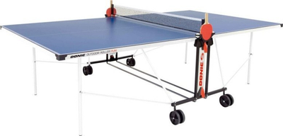 Tavolinë pingpongu Donic Indoor Roller Fun, 19mm, për përdorim mrena, blu