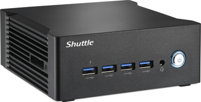 Mini PC Shuttle Nano PC NA10H7, AMD Ryzen 7 8845HS, Radeon 780M, i zi