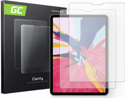 Mbrotës ekrani GC Clarity për Apple iPad Pro 12.9", set me 2 copa, xham i temperum transparent