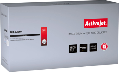 Drum printeri Activejet DRL-E250N, që zëvendëson Lexmark E250X22G, i zi