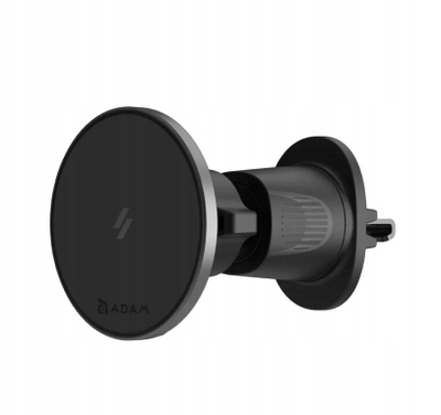 Mbajtëse magnetike për makinë Adam Elements CQ1, karikim wireless Qi2, montim në makinë, e zezë