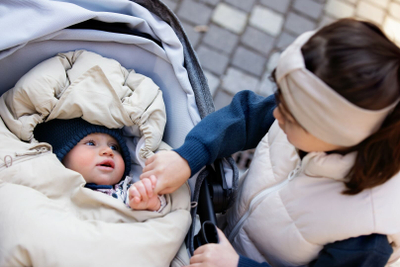 Thes dimëror për bebe Voksi Explorer, 100 cm, 0-3 vjeç, ngjyrë pjeshke