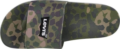 Shapka Levi's June Stamp 234217-753-92, taban sintetik, rrip i gjerë, jeshile kamuflazh