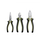 Set veglash dore Heinner PHT111, 3 pjesë, çelik karboni