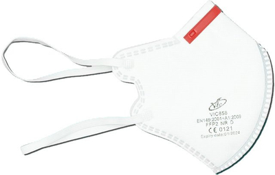 Заштитна маска VIC Particulate Respirator VIC858, FFP2 NR D, еднократна, бела